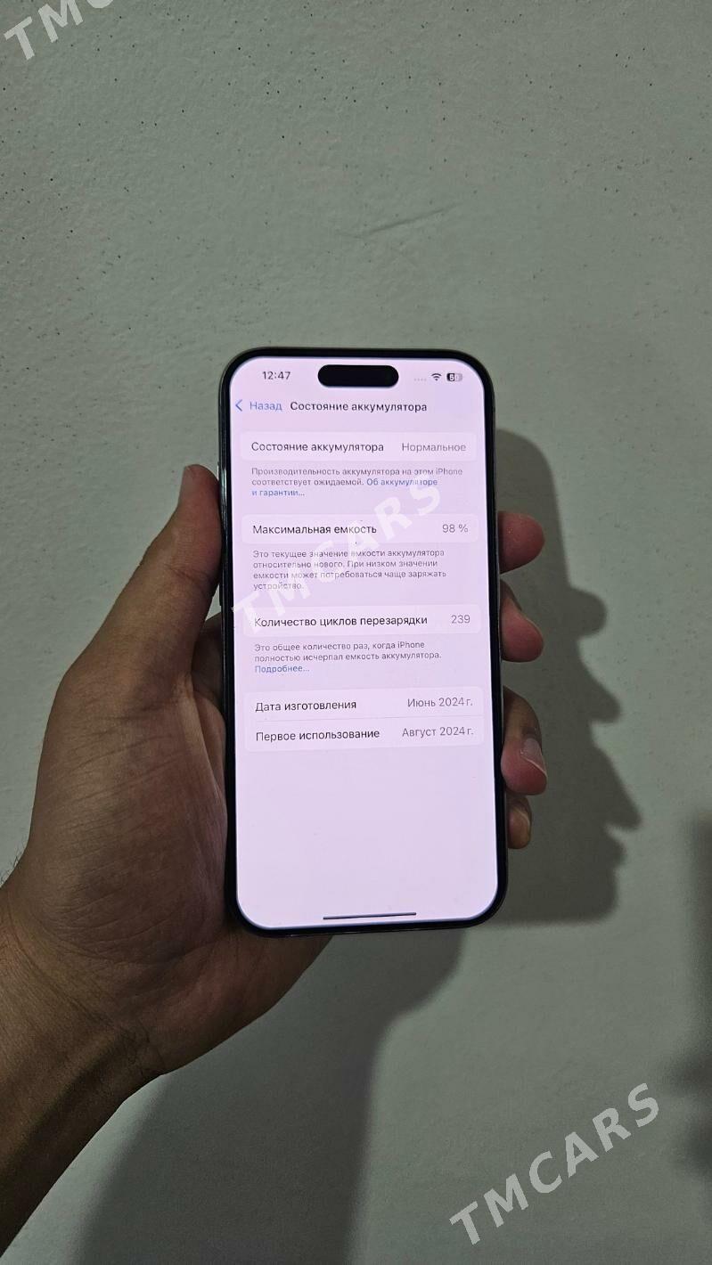 iphone 15pro - Ашхабад - img 2