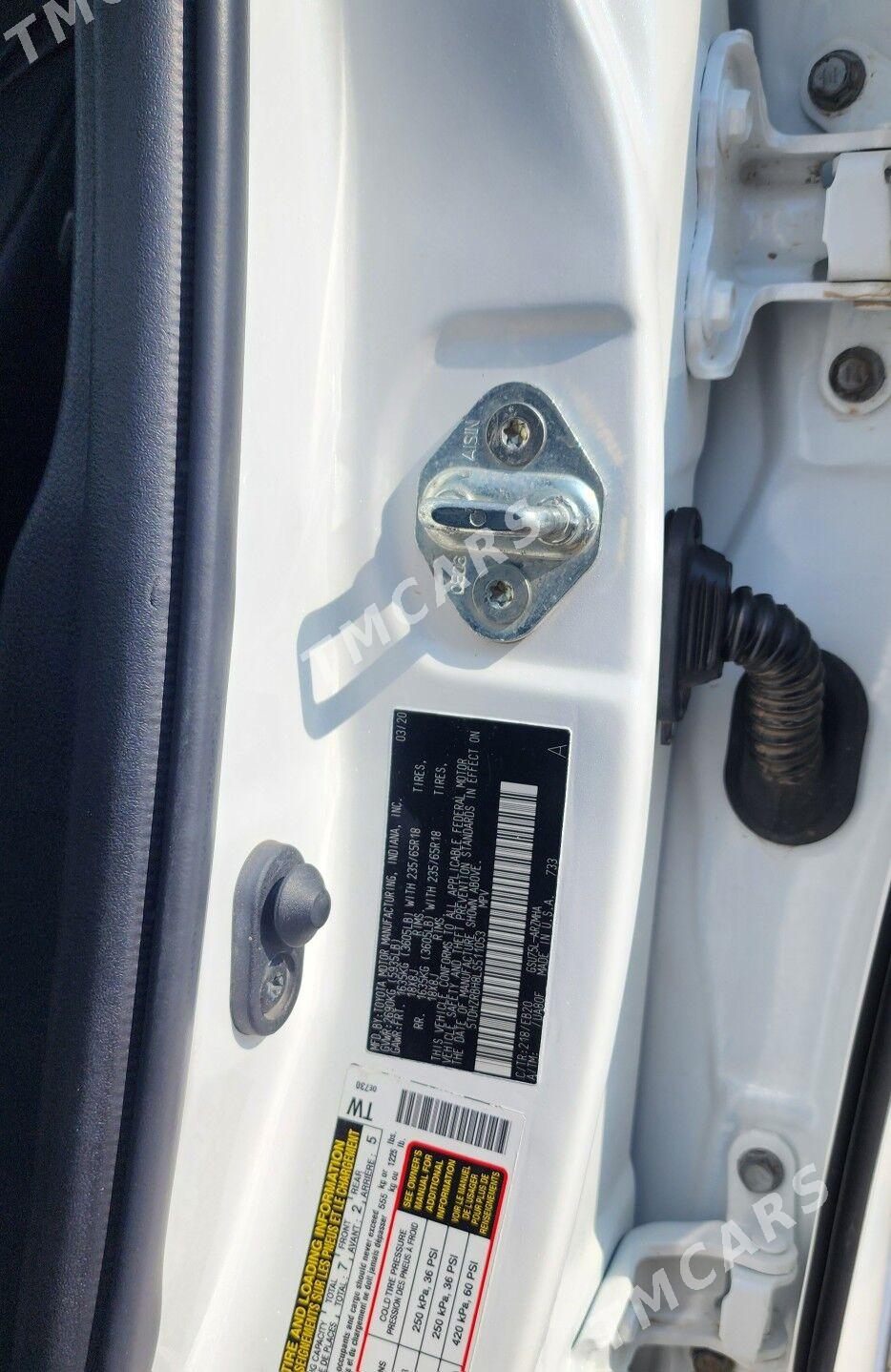 Toyota Highlander 2020 - 460 000 TMT - Мары - img 7
