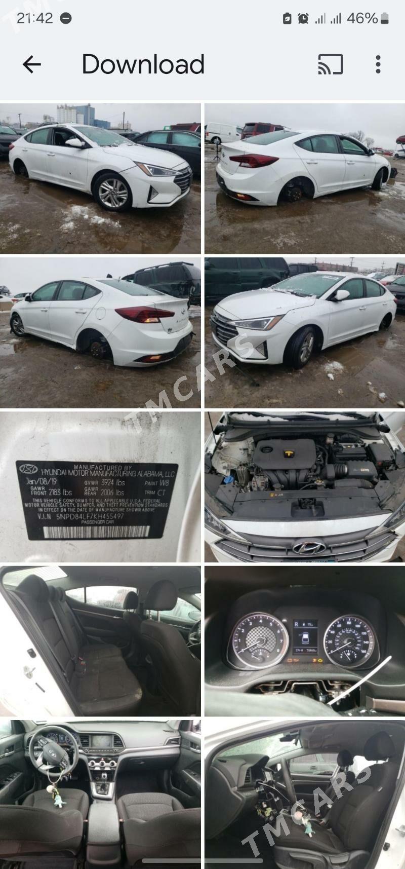 Hyundai Elantra 2019 - 216 000 TMT - Aşgabat - img 10