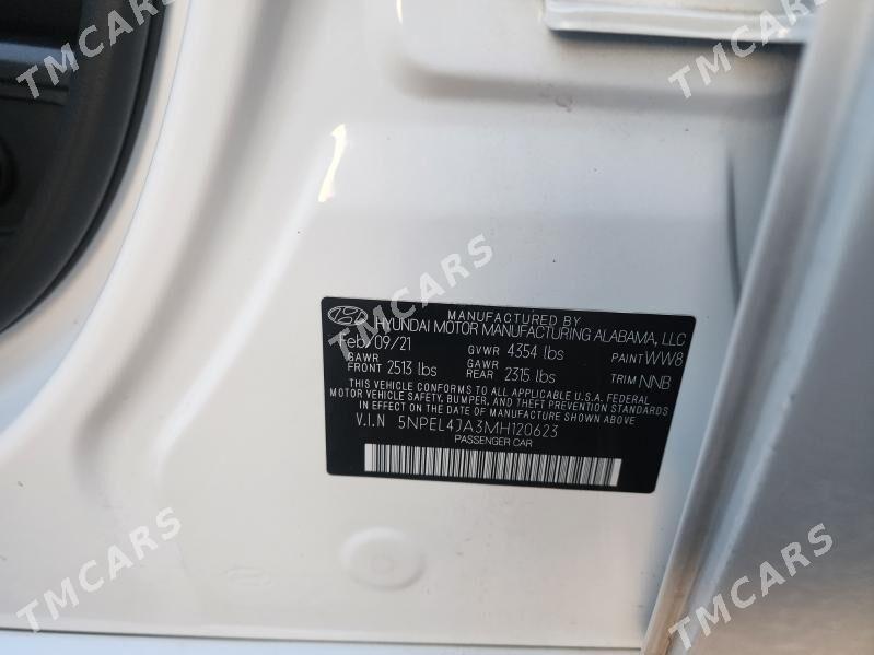Hyundai Sonata 2021 - 265 000 TMT - Ашхабад - img 3