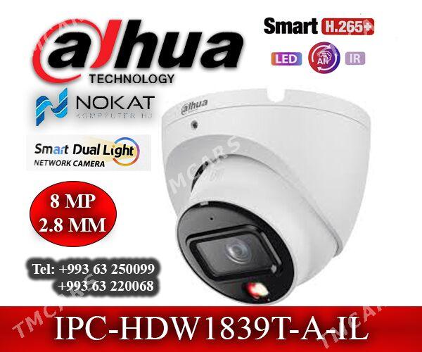 Dahua IP CAMERA HDW1839T-A-IL 8MP - Ашхабад - img 1
