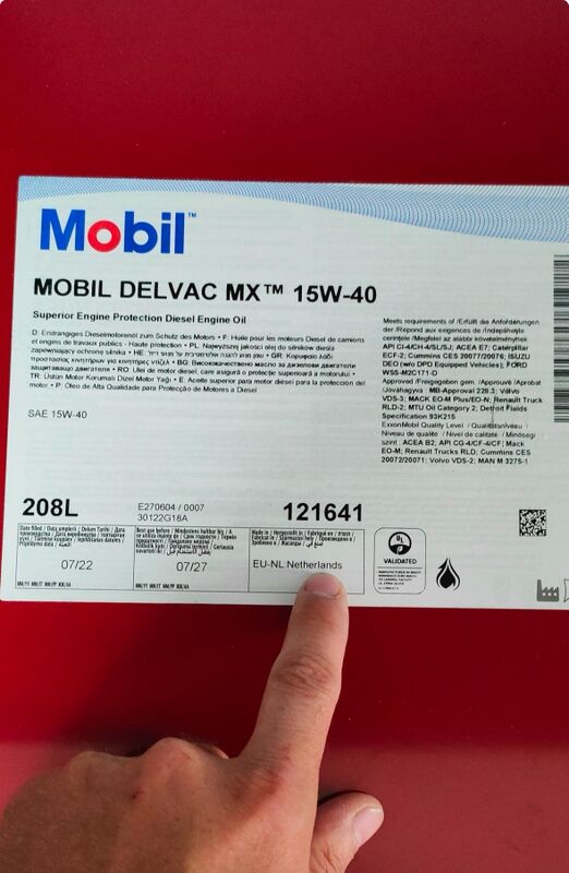 Mobil Delvac MX 15w-40 95 TMT - Анев - img 3