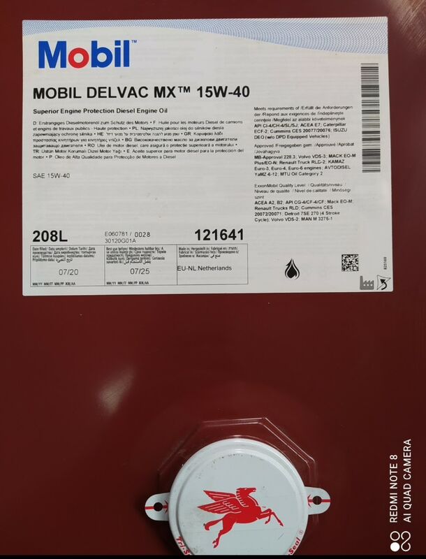 Mobil Delvac MX 15w-40 95 TMT - Анев - img 4