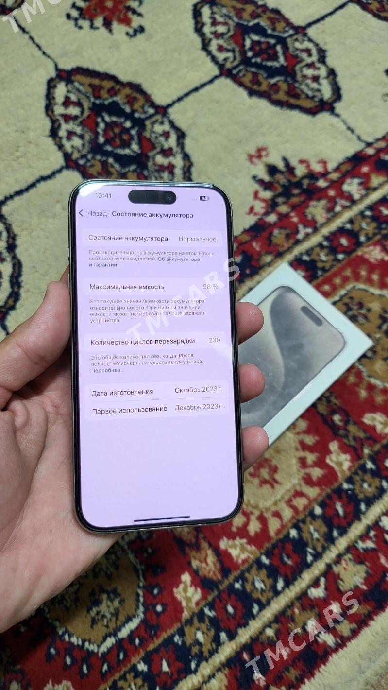 iphone 15 pro - Ашхабад - img 5