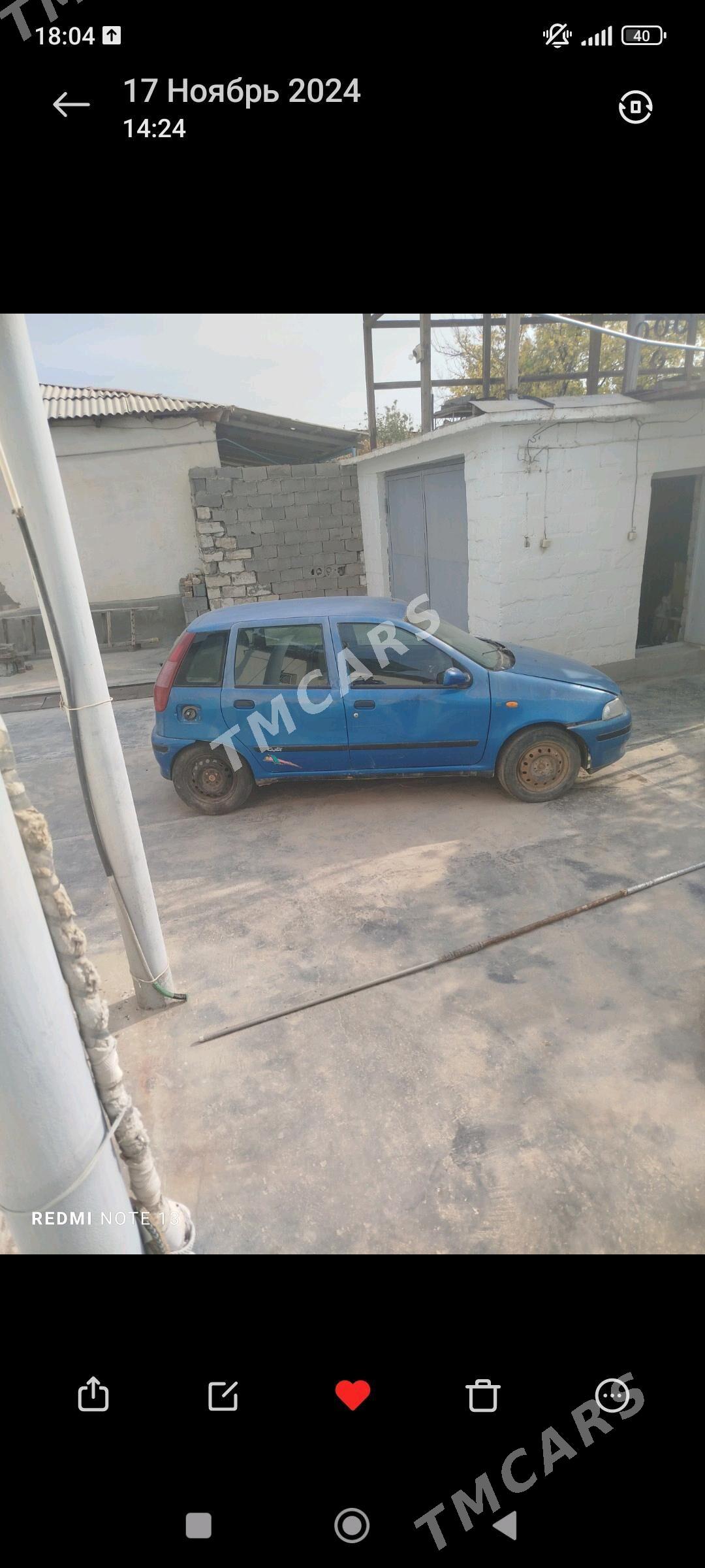 Fiat Punto 1998 - 6 000 TMT - Balkanabat - img 3