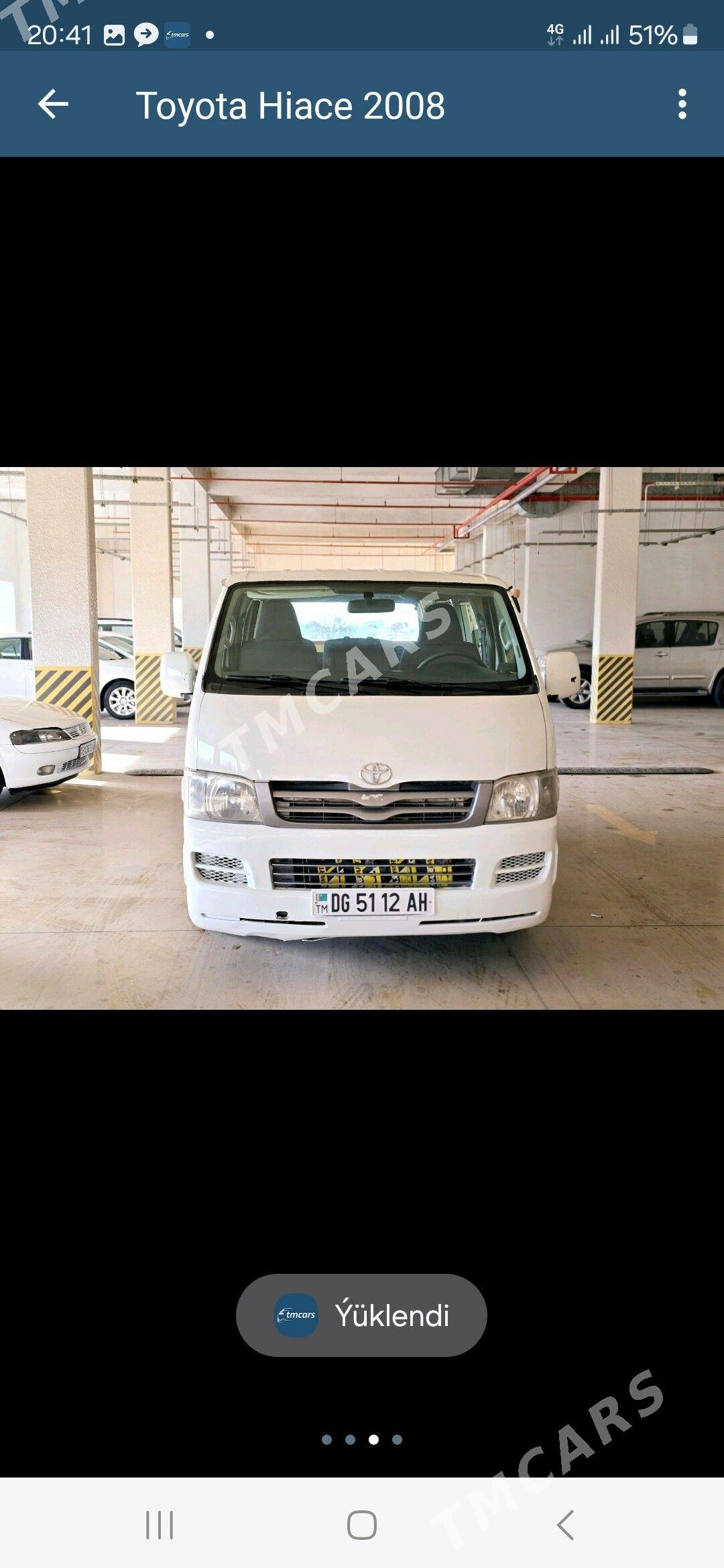 Toyota Hiace 2008 - 295 000 TMT - Aşgabat - img 2