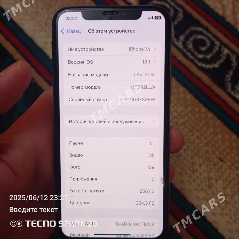 iphone xs - Büzmeýin GRES - img 2