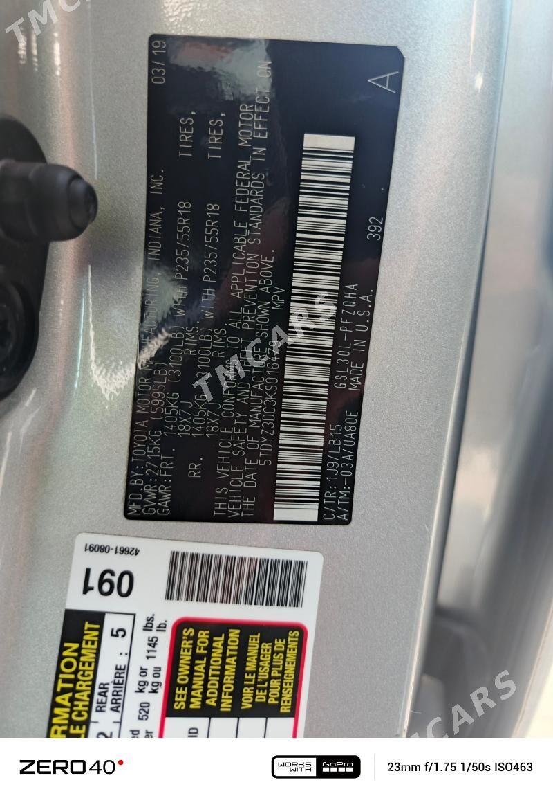 Toyota Sienna 2019 - 555 000 TMT - Aşgabat - img 7