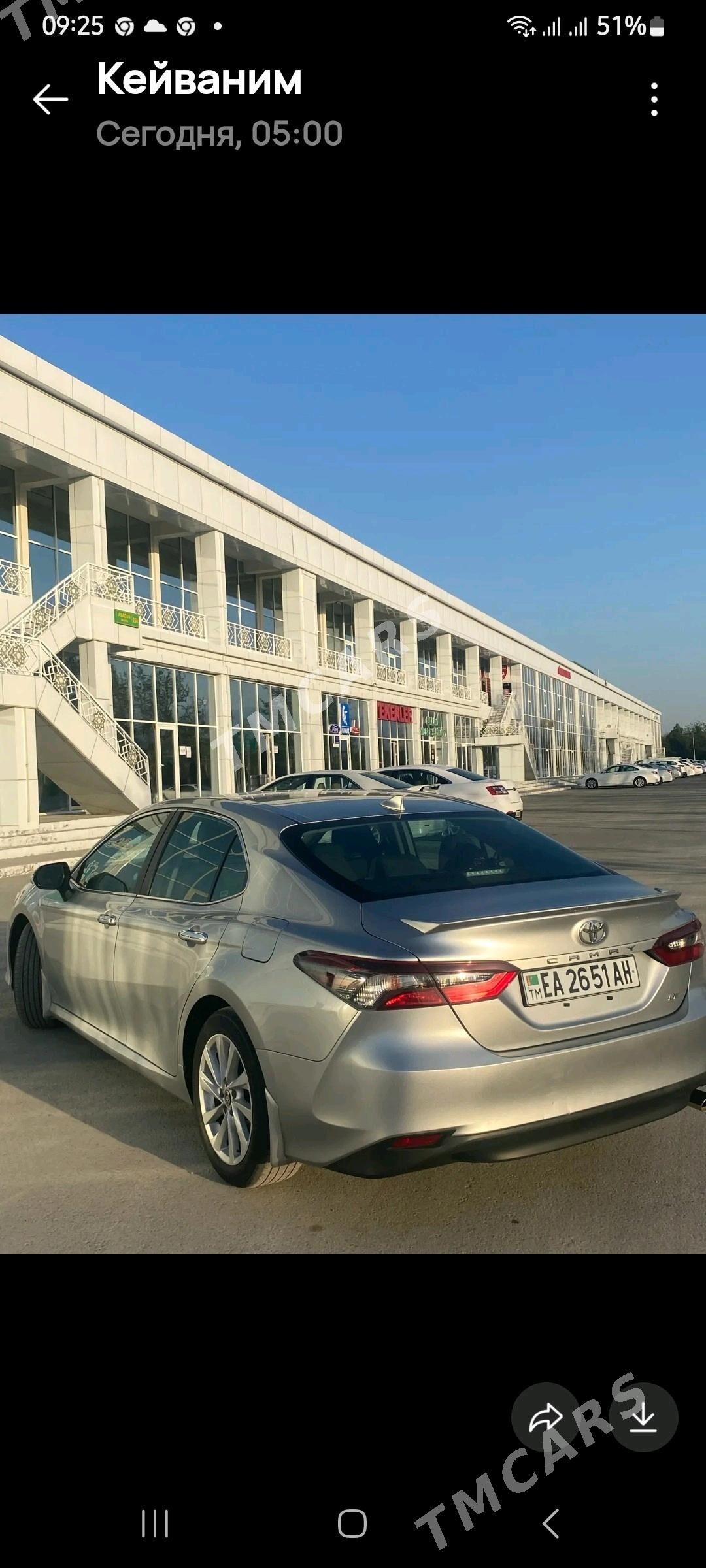 Toyota Camry 2022 - 325 000 TMT - Бахарден - img 7