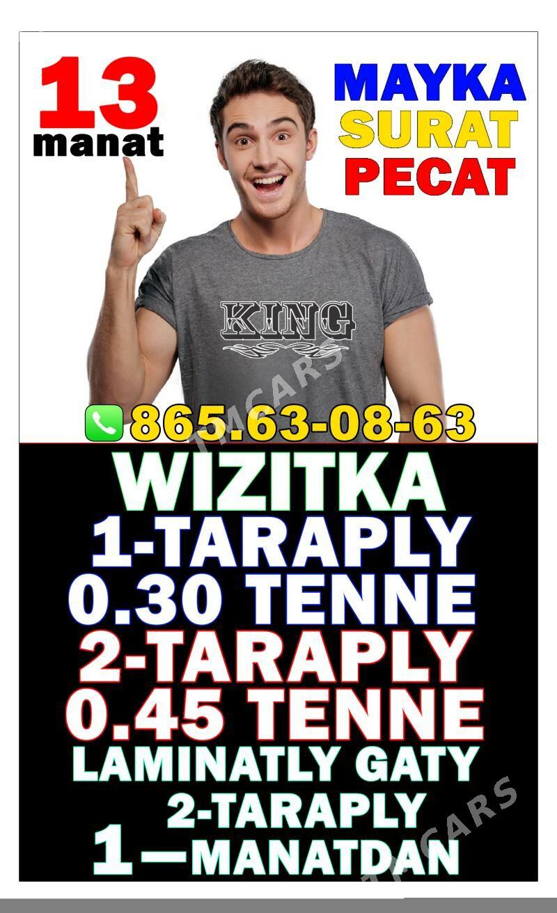 Stiker Baner Wizitka Reklama - Aşgabat - img 10