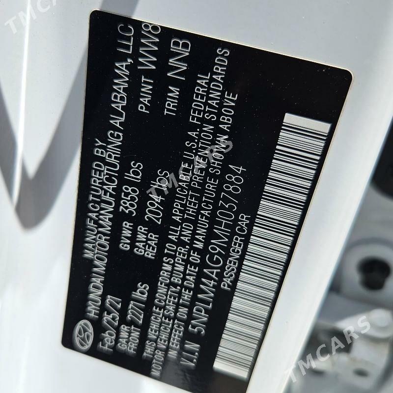 Hyundai Elantra 2021 - 262 000 TMT - Ашхабад - img 8