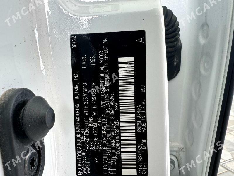 Toyota Highlander 2022 - 659 000 TMT - Мары - img 7