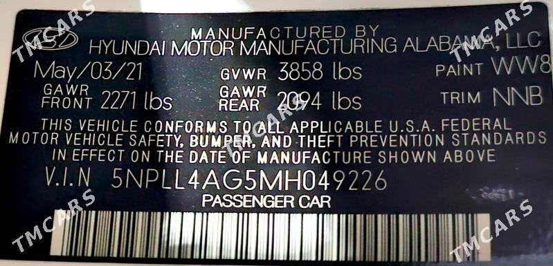 Hyundai Elantra 2021 - 240 000 TMT - Aşgabat - img 7