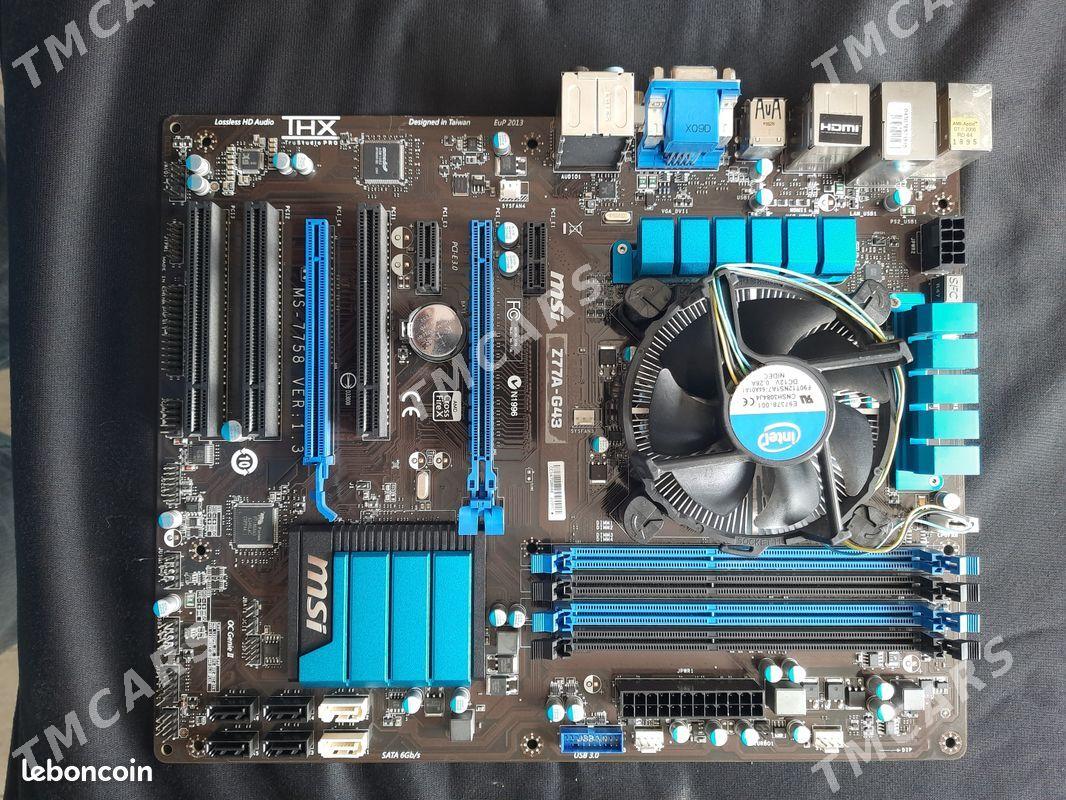 i7 3770+ msi z77 plata - Büzmeýin - img 2