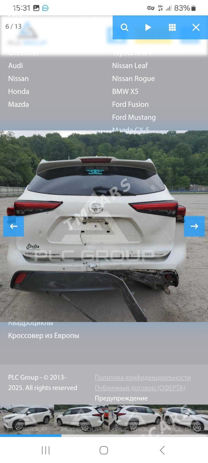 Toyota Highlander 2021 - 680 000 TMT - Aşgabat - img 9