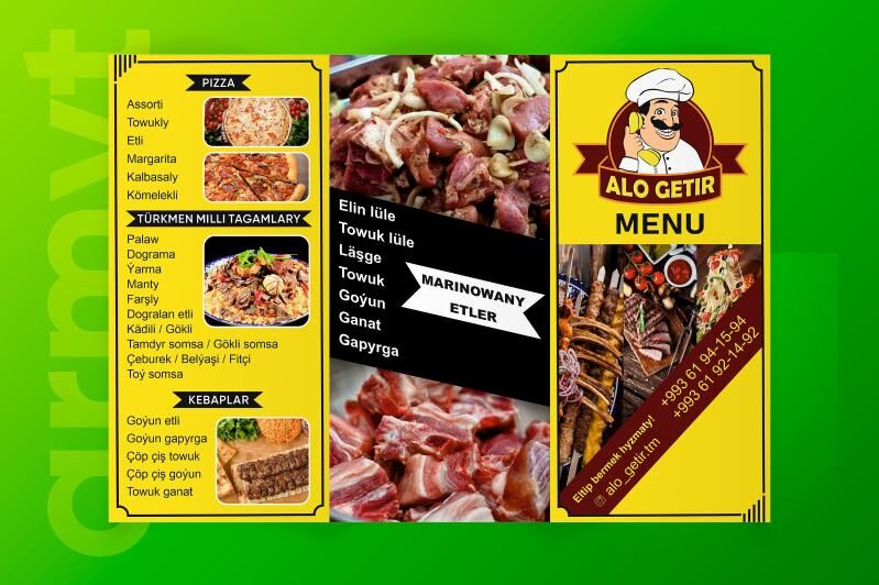 FLYER BUKLET KATALOG MENU REKL - Ашхабад - img 3