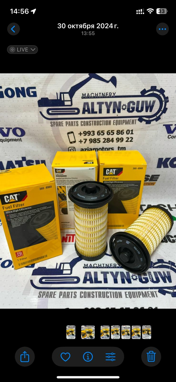 Komatsu zapchas Cat JCB Doosan 500 TMT - Ашхабад - img 9