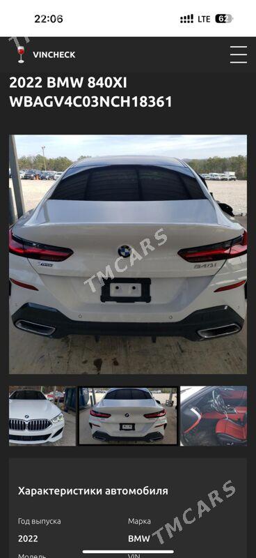 BMW 8 Series Gran Coupe 2022 - 1 340 000 TMT - Ашхабад - img 3