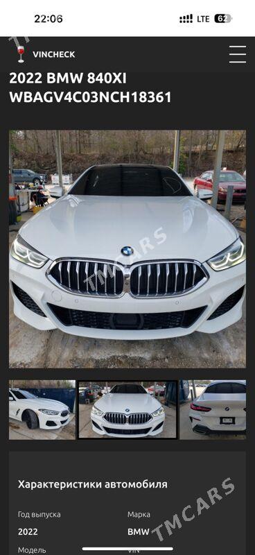 BMW 8 Series Gran Coupe 2022 - 1 340 000 TMT - Ашхабад - img 7