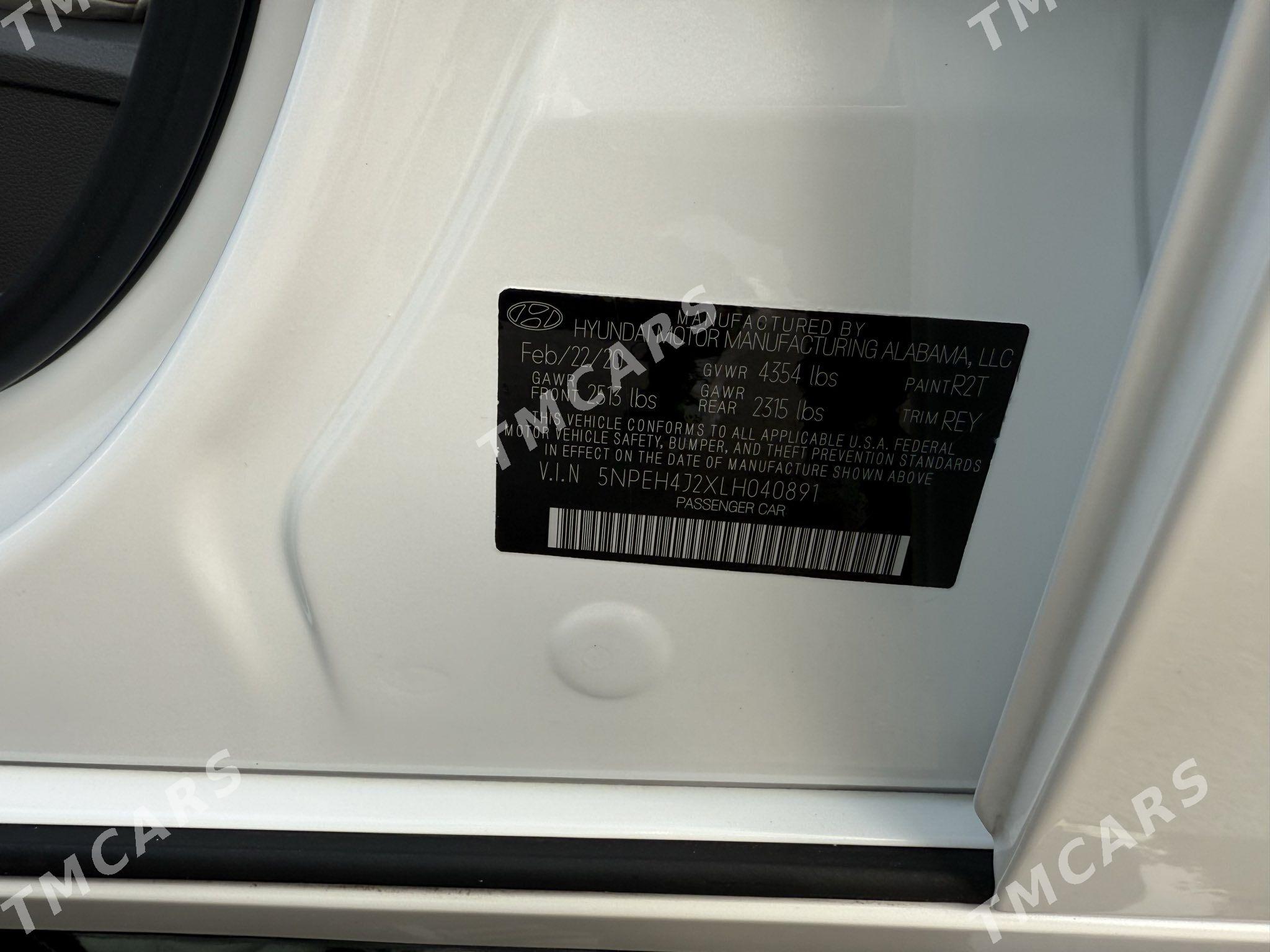 Hyundai Sonata 2020 - 288 000 TMT - Ашхабад - img 4
