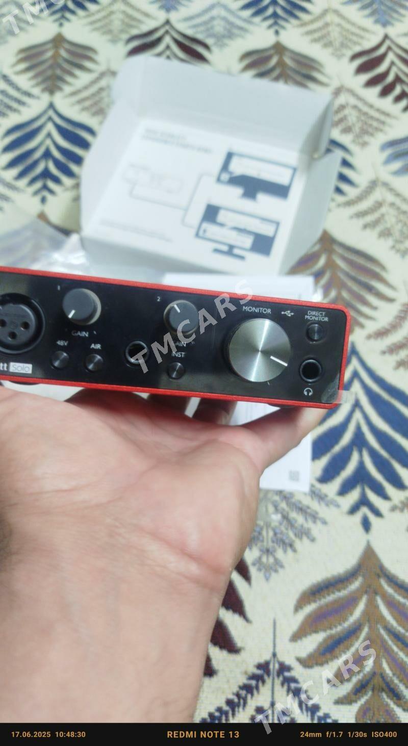 FOCUSRITE 3 PAKALENYA SES KART - Aşgabat - img 2