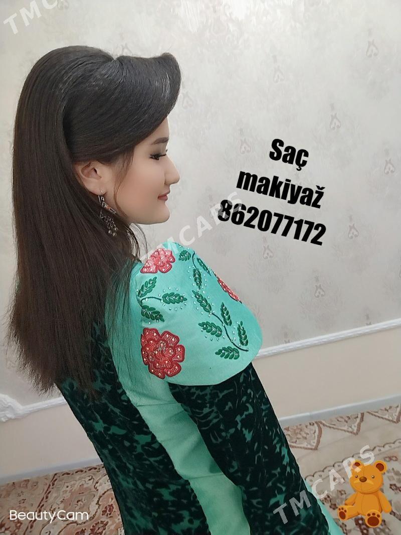 Salon hyzmaty Saç Makiyaź Dyrnak - Aşgabat - img 7
