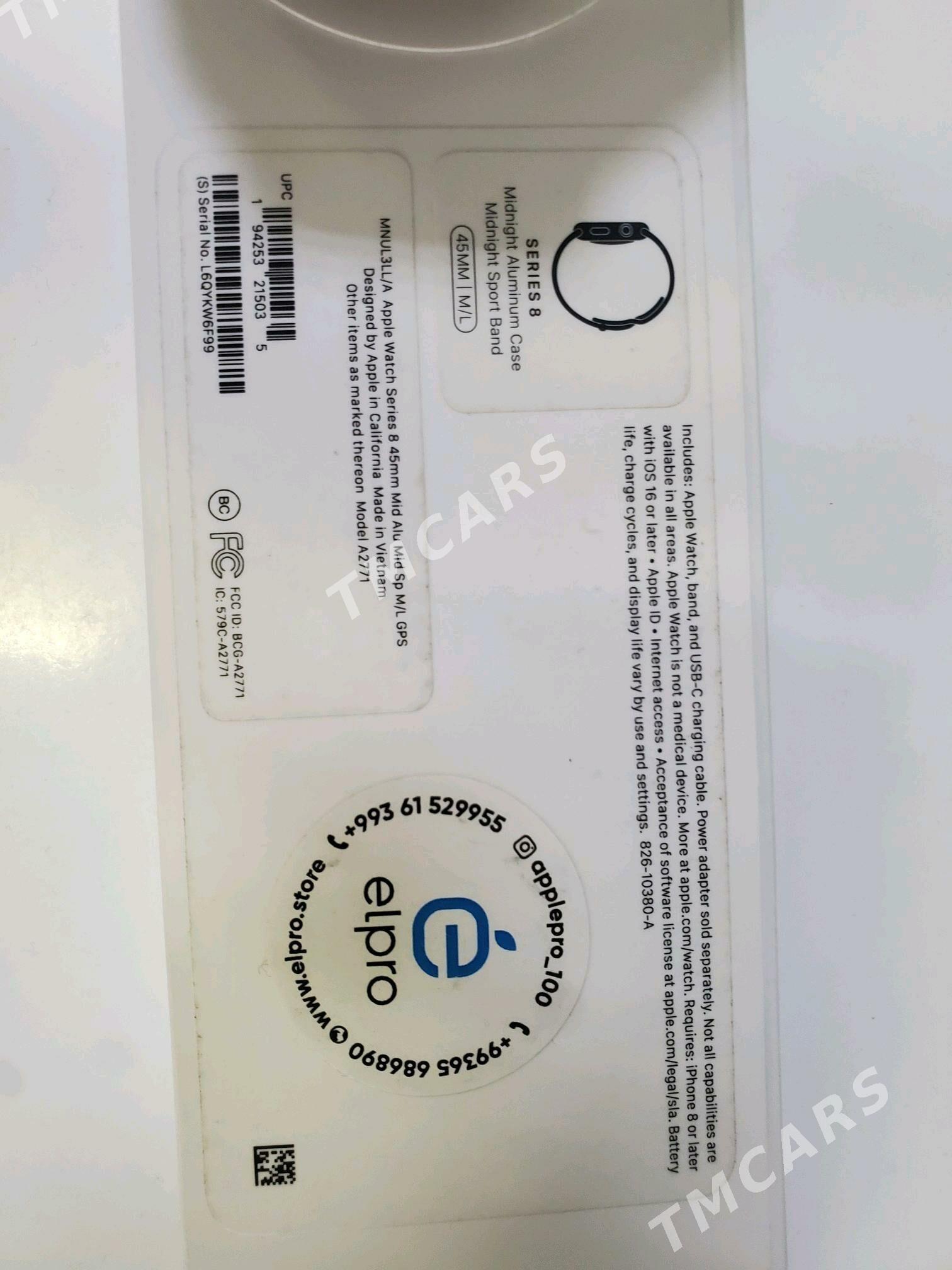 Apple watch 8 45mm - Aşgabat - img 2