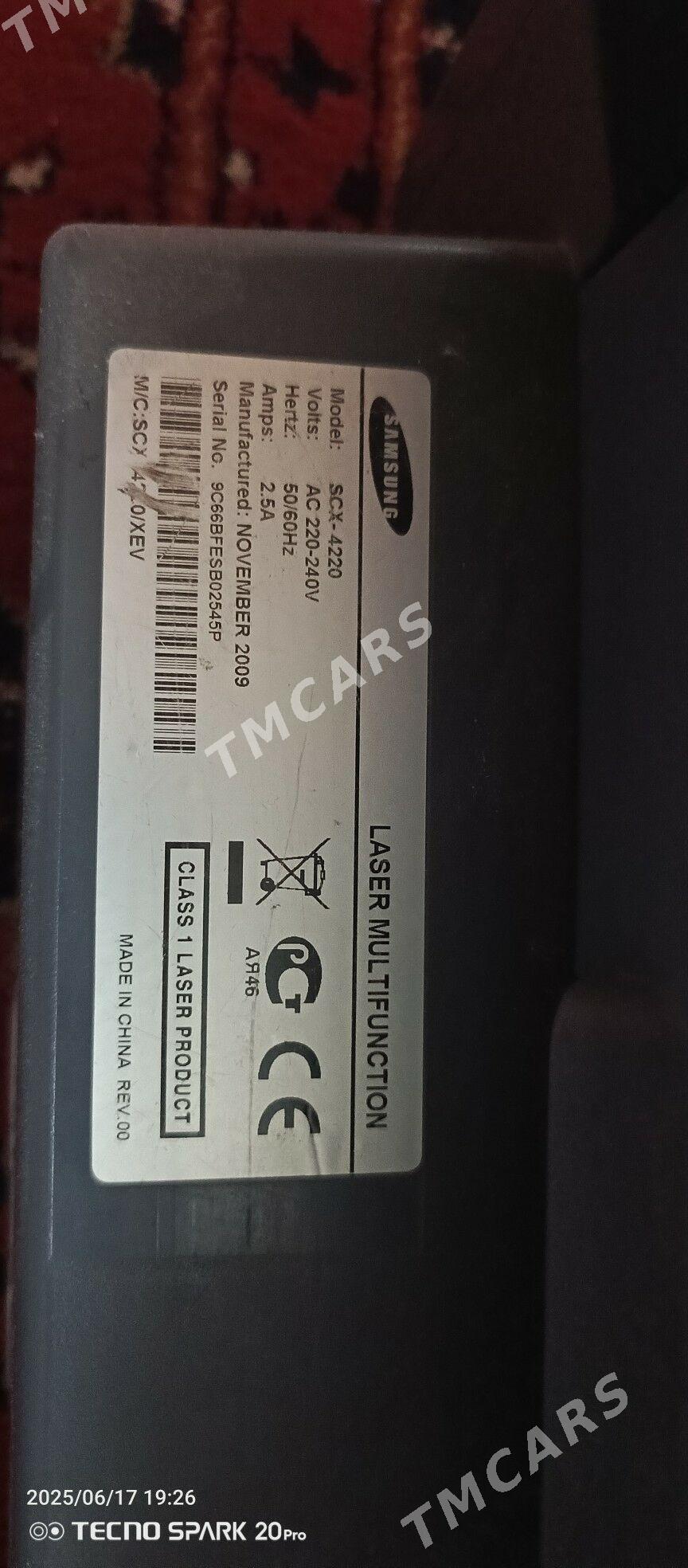 Samsung printer (SCX 4220) - Гёкдепе - img 2