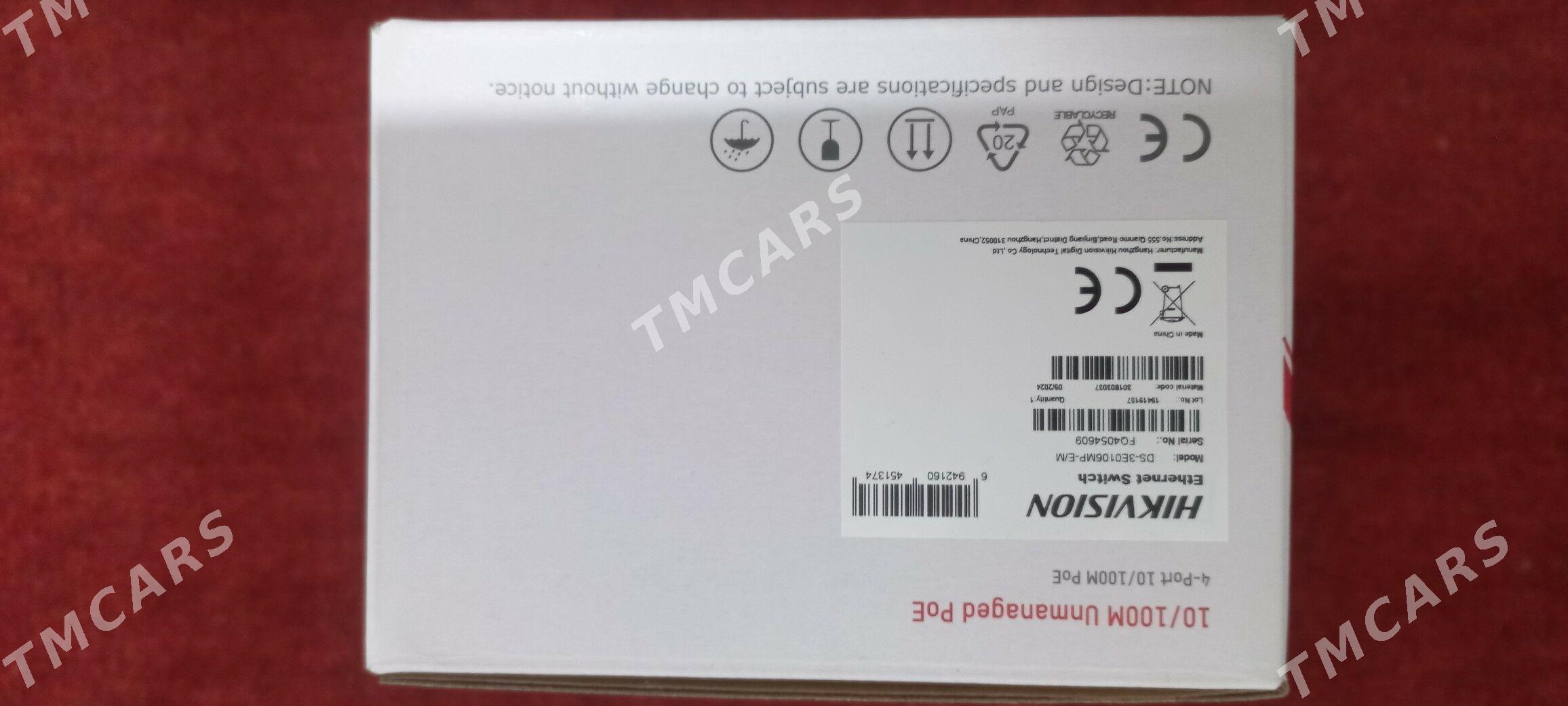 hikvision poe swic 4 kameralyk - Aşgabat - img 2