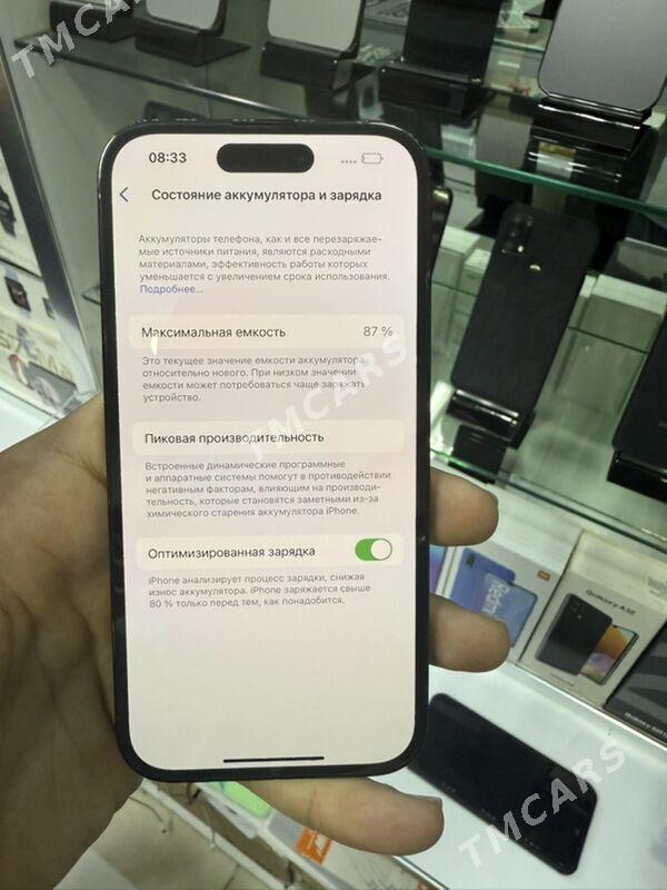 iPhone14pro black 87%ZA128gb - Ашхабад - img 6