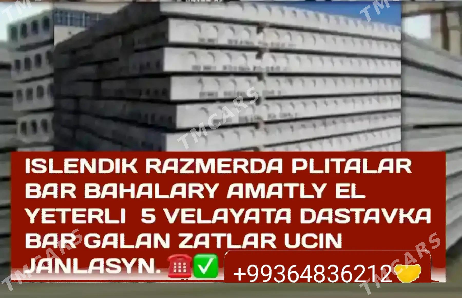 PLITA BETON Плита Бетон Taze - Büzmeýin - img 2