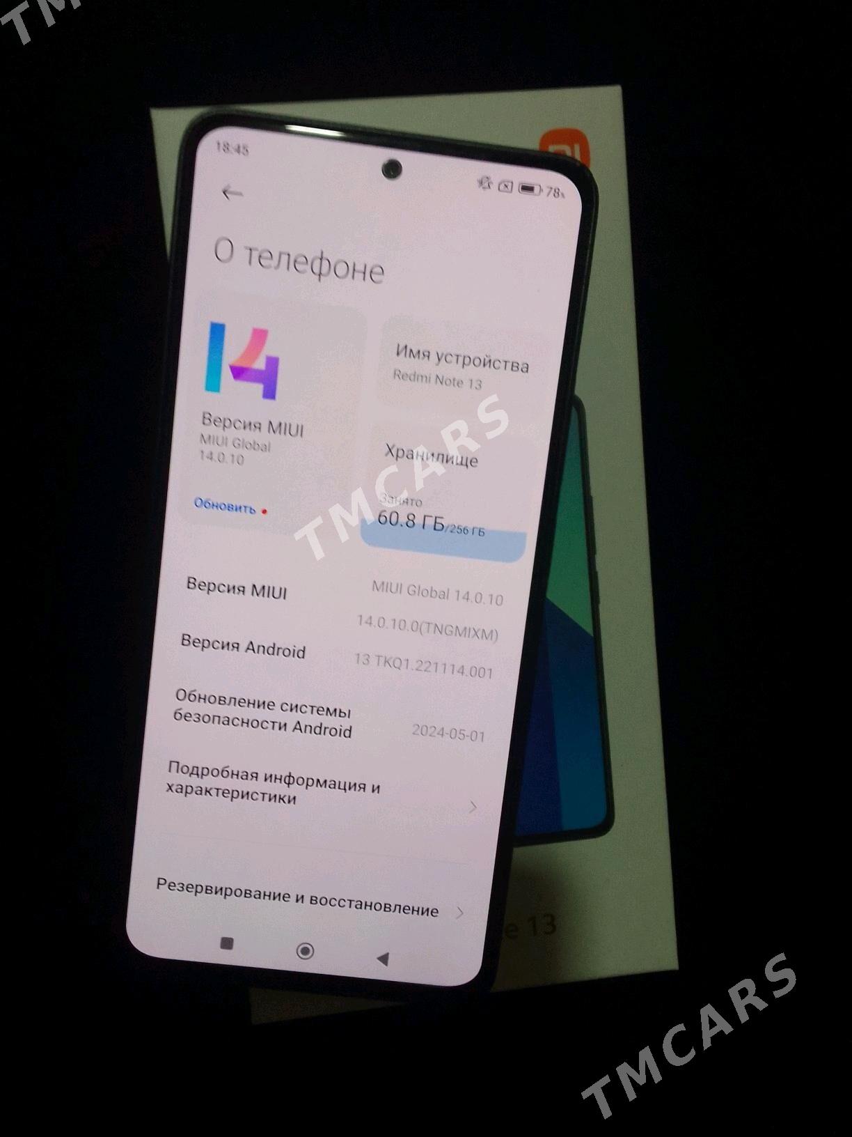 redmi note 13 8/256 - Aşgabat - img 3