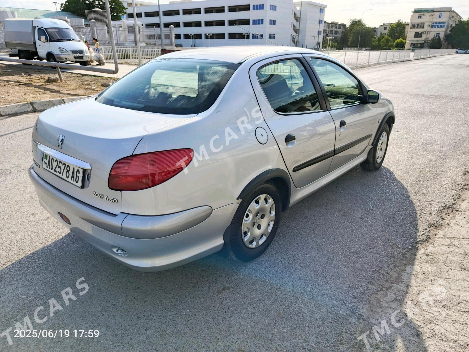 Peugeot 206 2008 - 87 000 TMT - Район ст. Аэропорта, ул. Гагарина - img 2