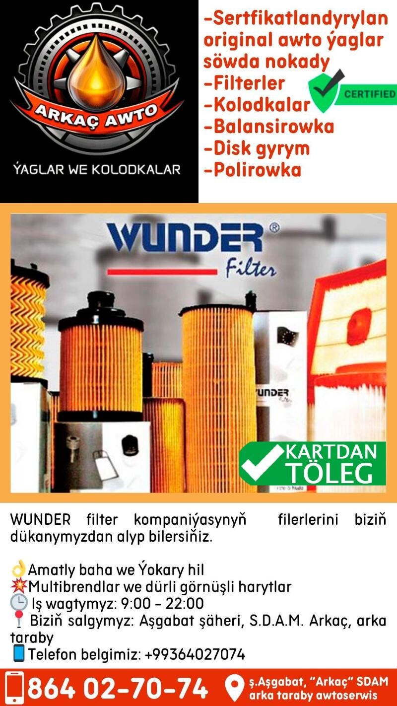 HOWA we YAG FELTER Фильтр - Aşgabat - img 6