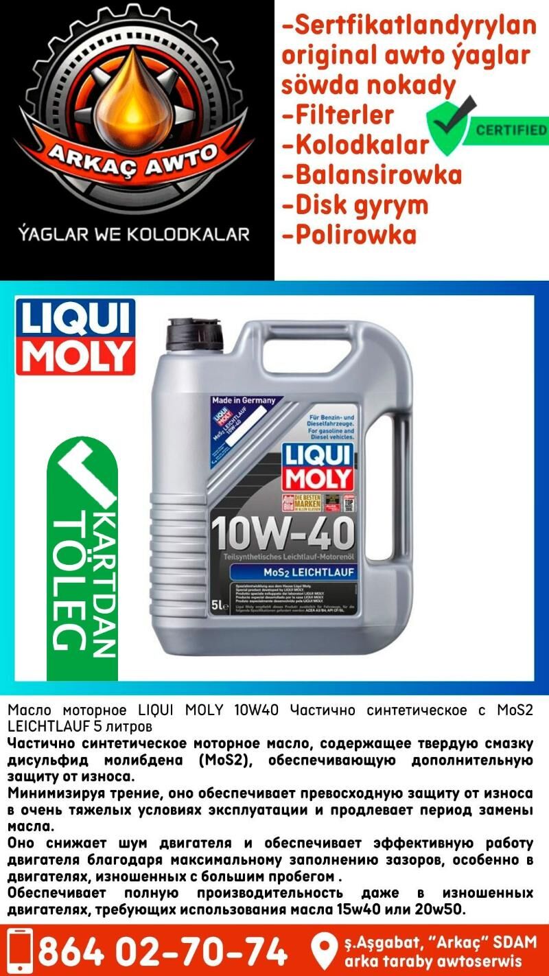LIQUI MOLY NEMES YAGLARY 🇩🇪 - Aşgabat - img 4