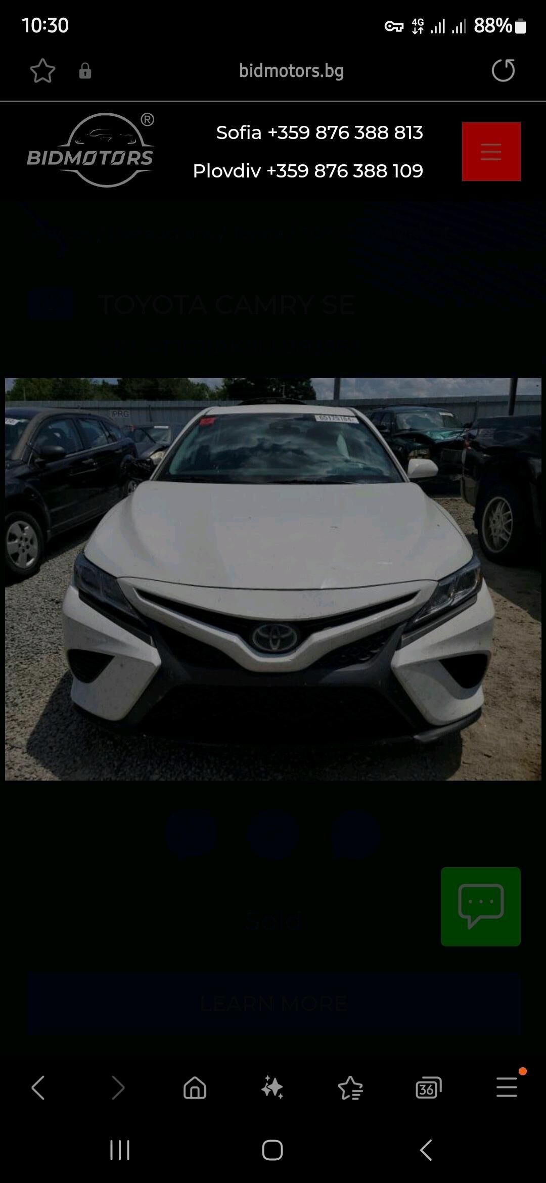 Toyota Camry 2020 - 334 000 TMT - Ашхабад - img 3