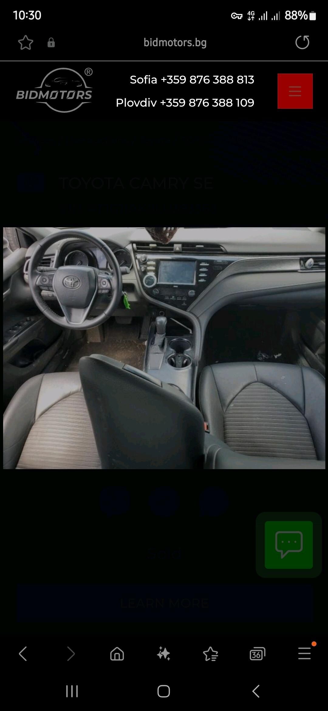 Toyota Camry 2020 - 334 000 TMT - Ашхабад - img 6