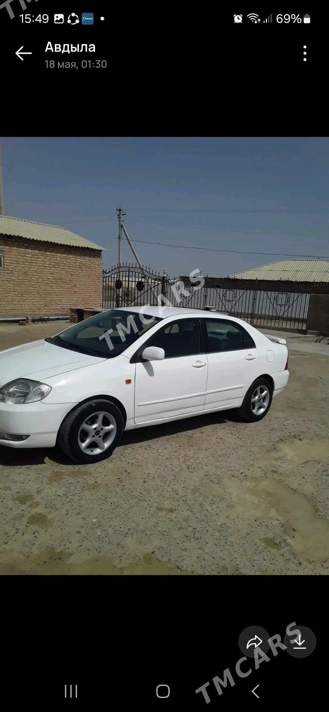 Toyota Corolla 2002 - 67 000 TMT - Мары - img 3