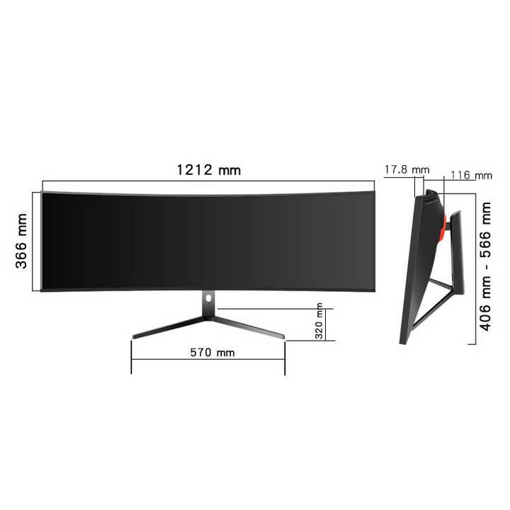 монитор 49 дюймовый 4K 144HZ - Мир 7 - img 2
