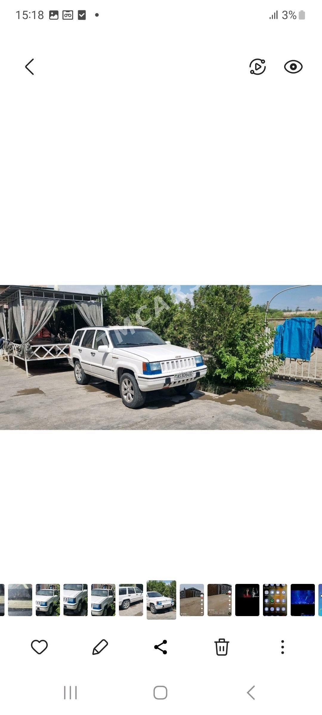 Jeep Grand Cherokee 1994 - 14 000 TMT - Дашогуз - img 2
