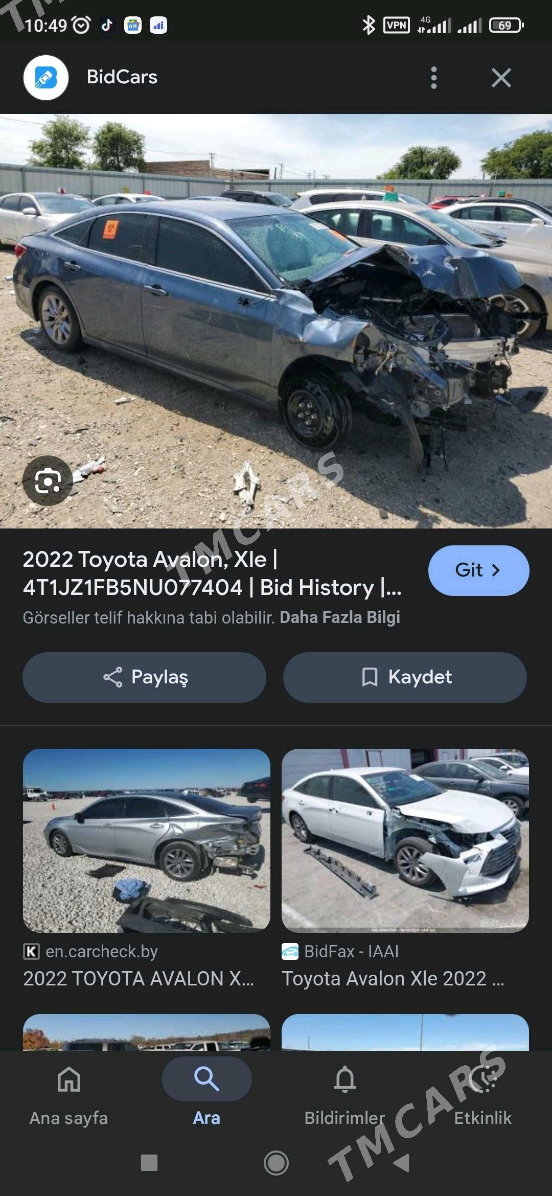 Toyota Avalon 2022 - 430 000 TMT - Мары - img 8