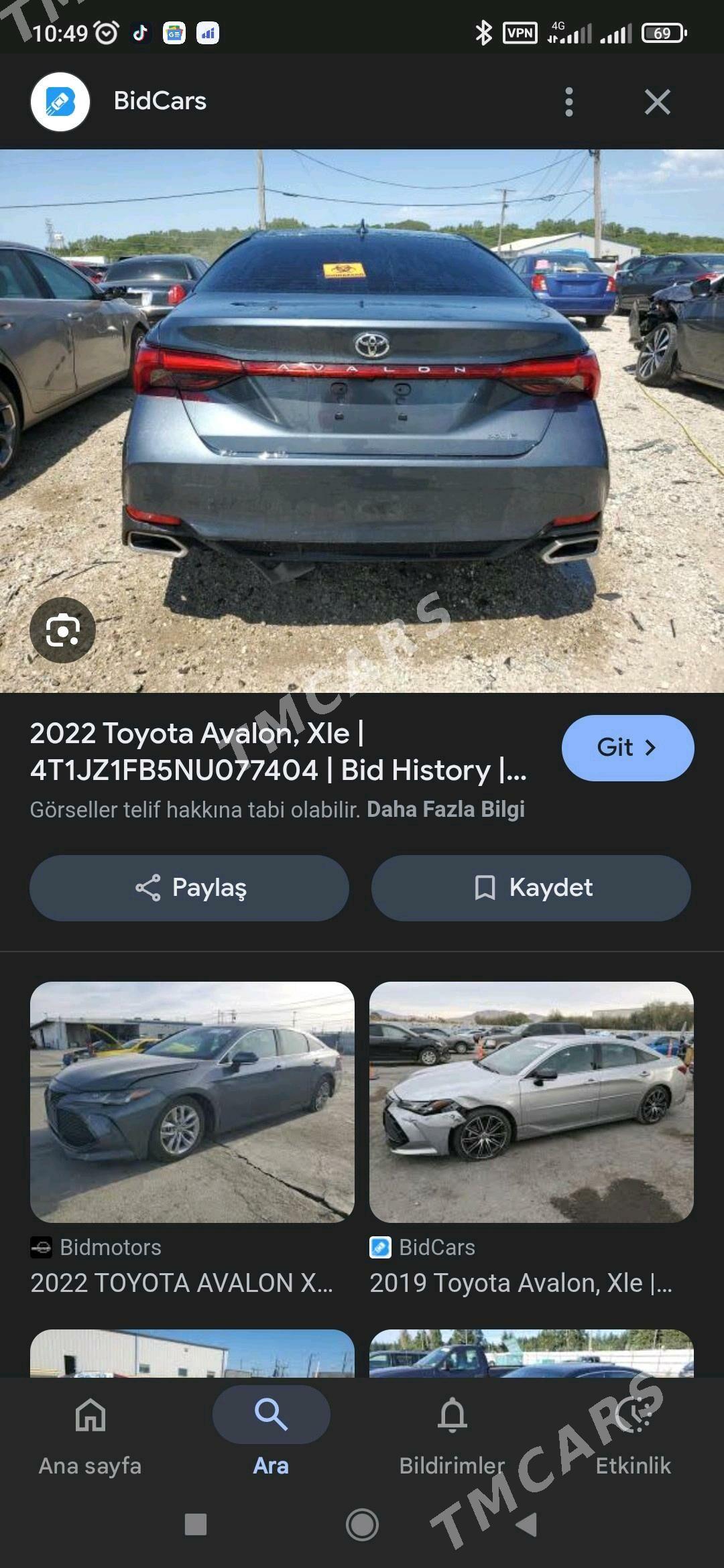 Toyota Avalon 2022 - 430 000 TMT - Мары - img 7