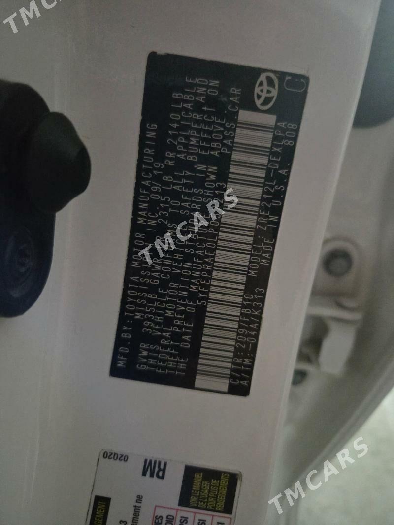Toyota Corolla 2019 - 226 000 TMT - 14-nji tapgyr (Sowhozny köç) - img 5