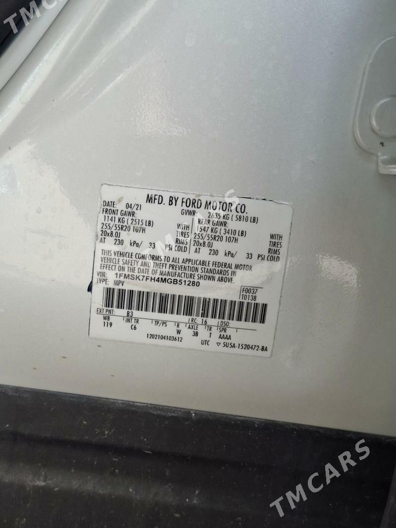 Ford Explorer 2021 - 365 000 TMT - Мары - img 4