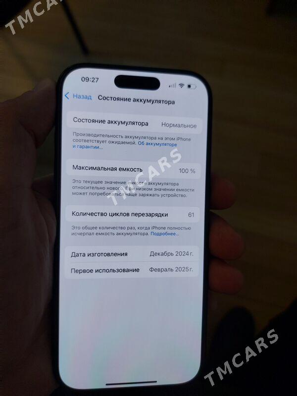 IPhone 16 pro 128 black - Aşgabat - img 3