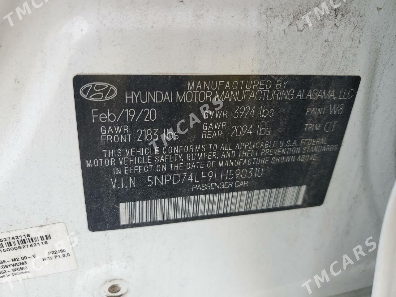 Hyundai Elantra 2020 - 235 000 TMT - Aşgabat - img 5