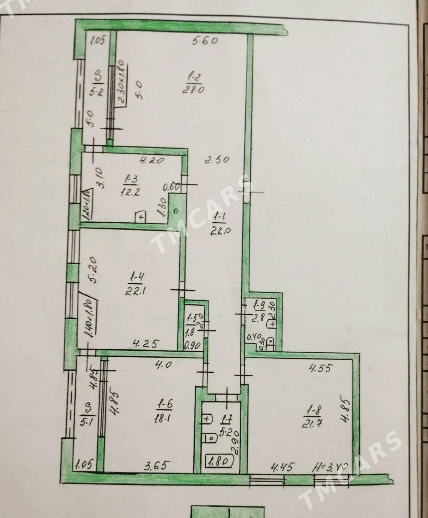 Sowetskiy Elitka элитка 4kom - Sowetskiý köç. (Garaşsyzlyk şaýoly) - img 2
