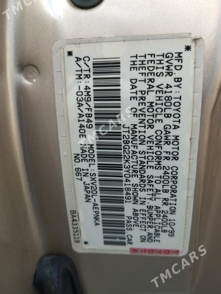 Toyota Camry 2000 - 130 000 TMT - Ашхабад - img 9