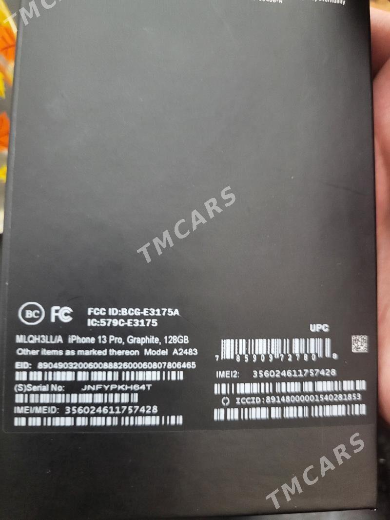 IPhone 13 pro 128gb - Ашхабад - img 7