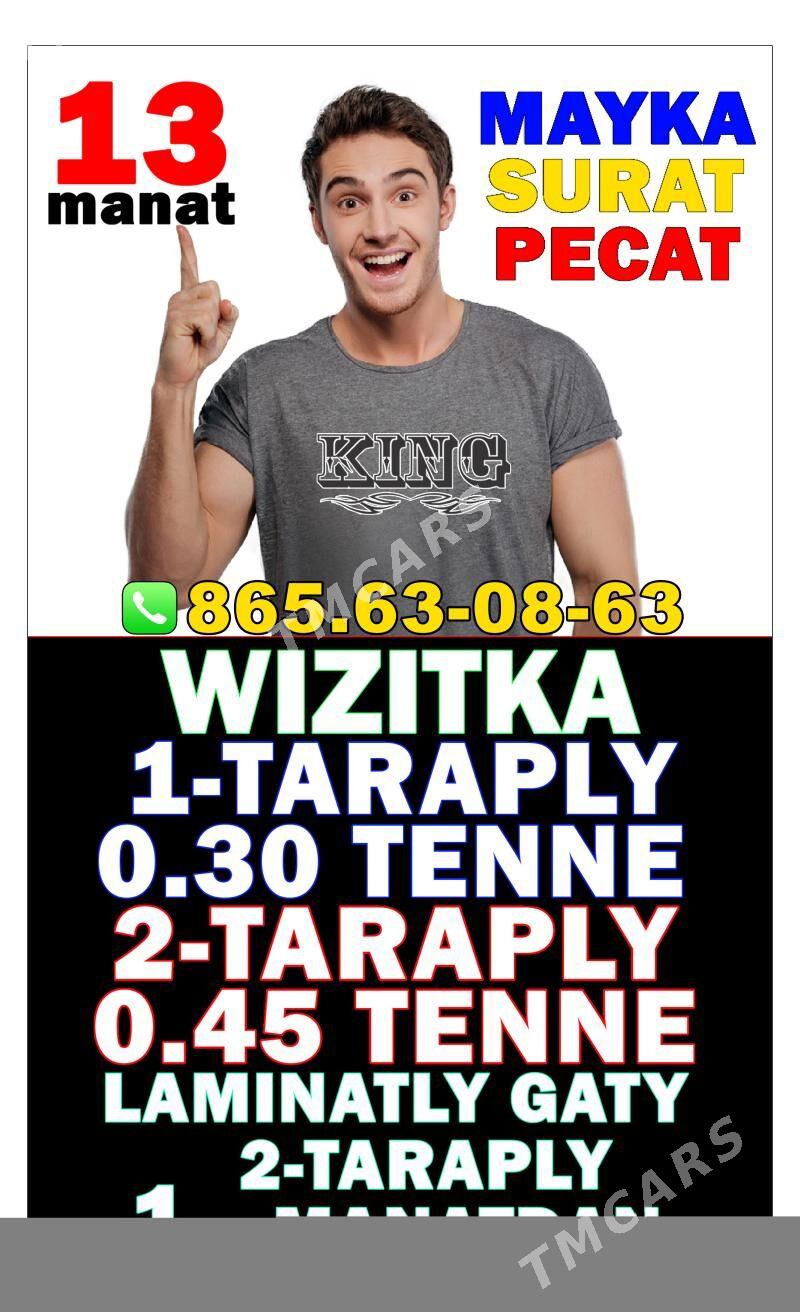 Plakat Nakleyka Wizitka Reklam - Aşgabat - img 10